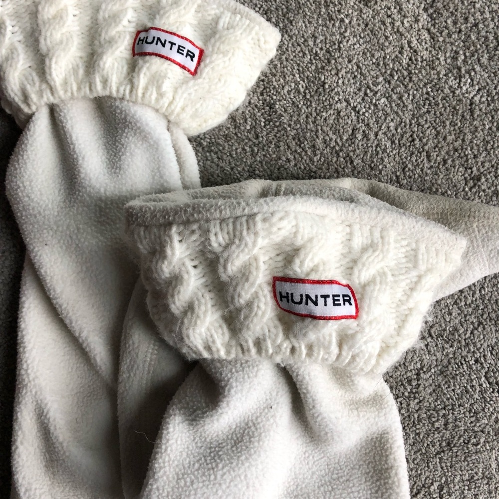 Tall hunter boots socks